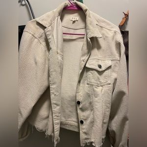 Corduroy jean jacket
